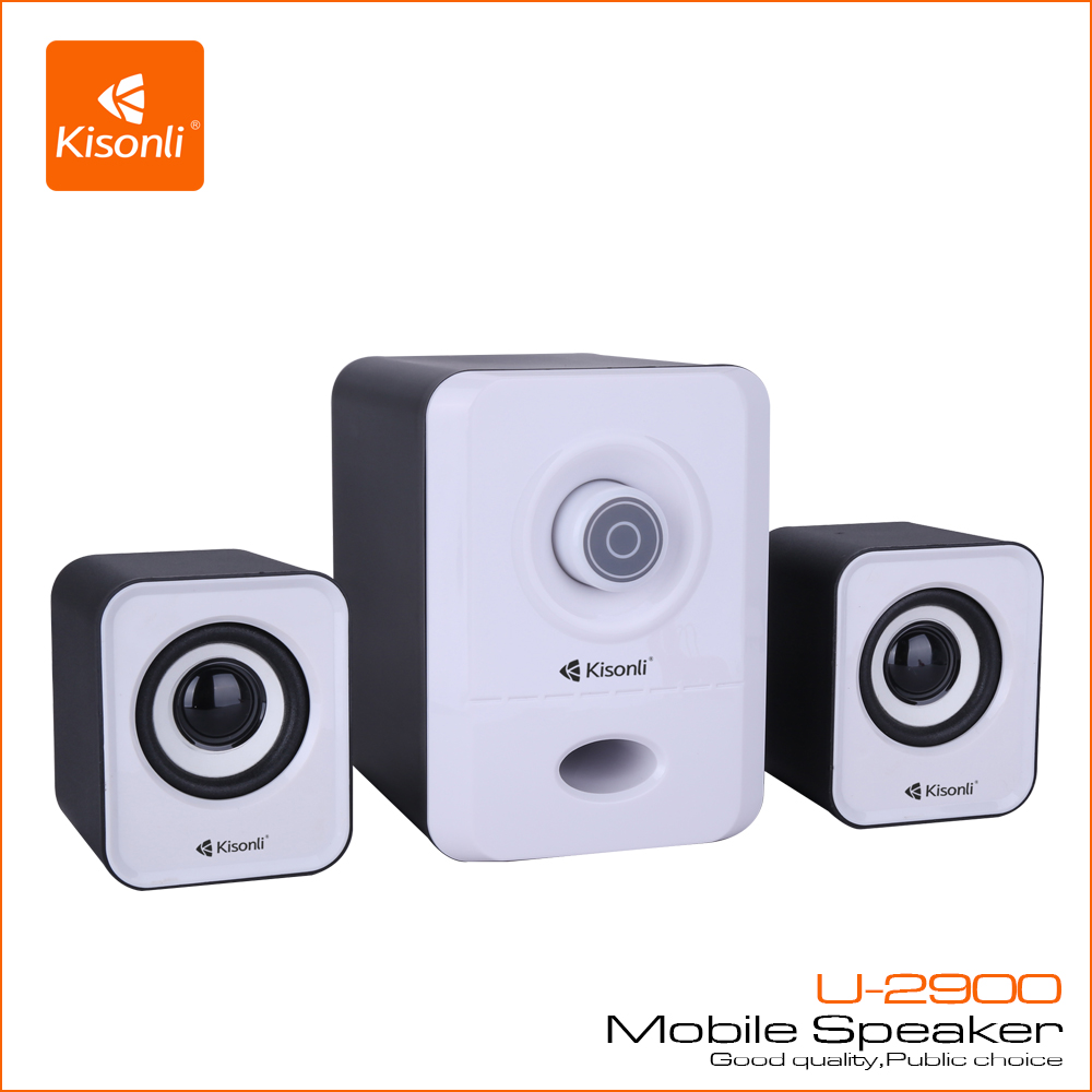 KISONLI U-2900 USB 2.1 Speaker Subwoofer Sound System Some Theater Loud Speaker. 