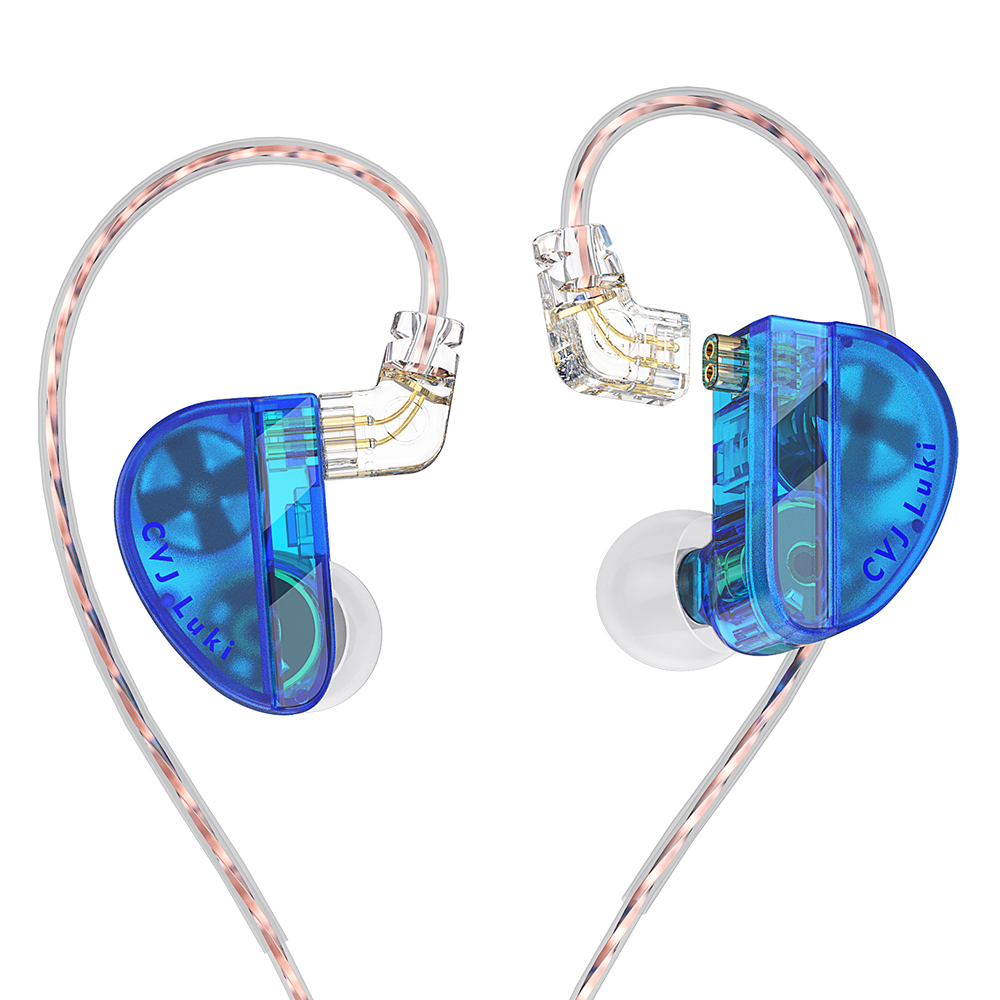 CVJ Luki Dual Unit Vibrating Gaming In-ear Headset Professional Vibration +10mm Flagship Dynamic With HD microphone. 