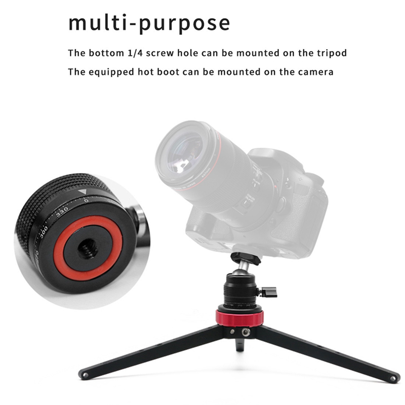 Metal Small Head Camera Tripod Replacement Parts Universal Ball Head Fill Light Bracket Mini Universal. 