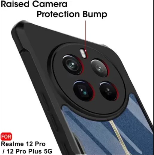 For Realme 12 Pro Plus 5g Back Case Camera Protection Xundd Transparent Protective Mobile Phone Back Cover Realme12Pro+5g Mobile Phone Back Cover With Camera Protective Back Case. 