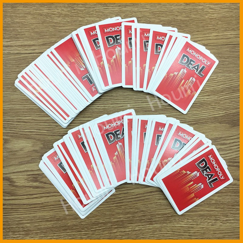 Tin Box Classical Board Game MONOPOLY DEAL Special Pack Card Game with English Manual. 