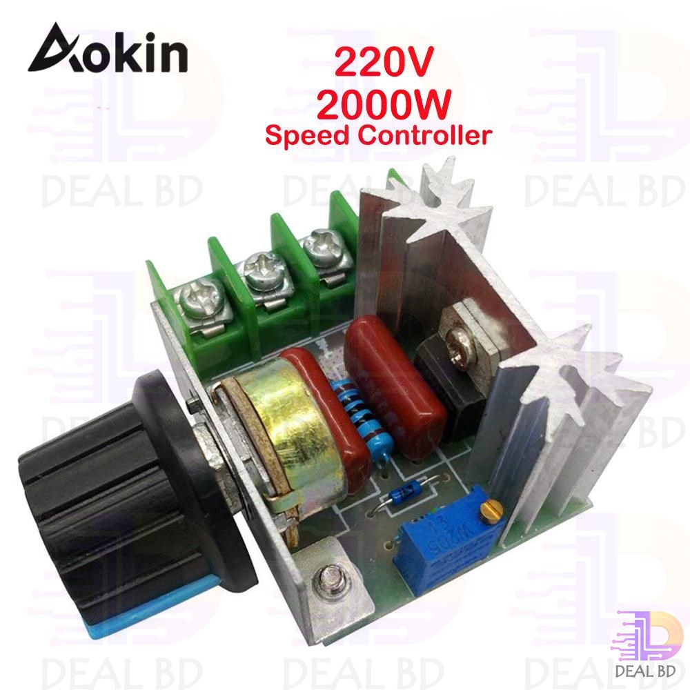 Ac 220V 2000W Scr Voltage Regulator & Motor Speed Controller - Power Bank Circuit. 