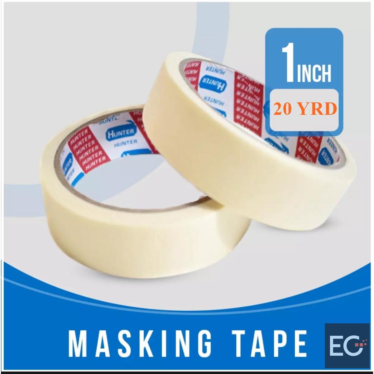 Masking Tape 1 inch 20 yards for Painting & Decorating