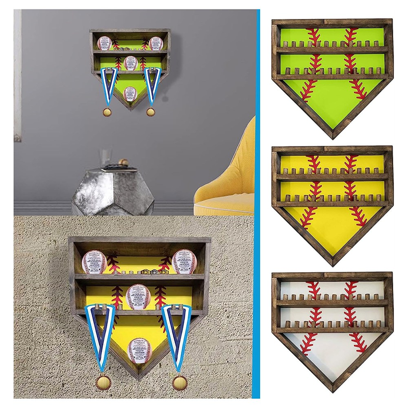 Baseball Holder Display Case Baseball Display Case Baseball Holders for Balls Display Baseballs Wall Display Box Antifade UV Protection Green. 