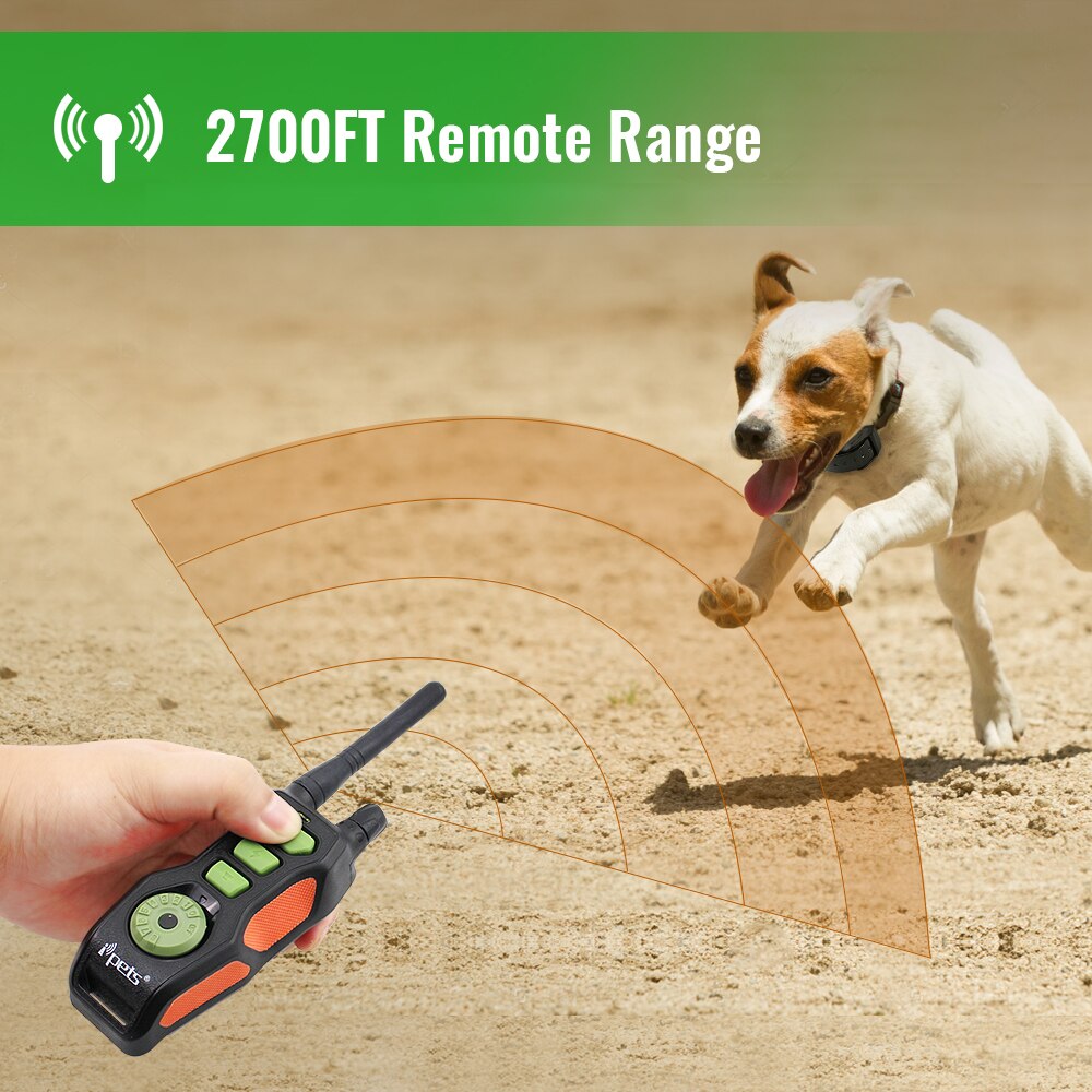 Ipets 618-1 800m remote rechargeable and waterproof for s  training collar. 