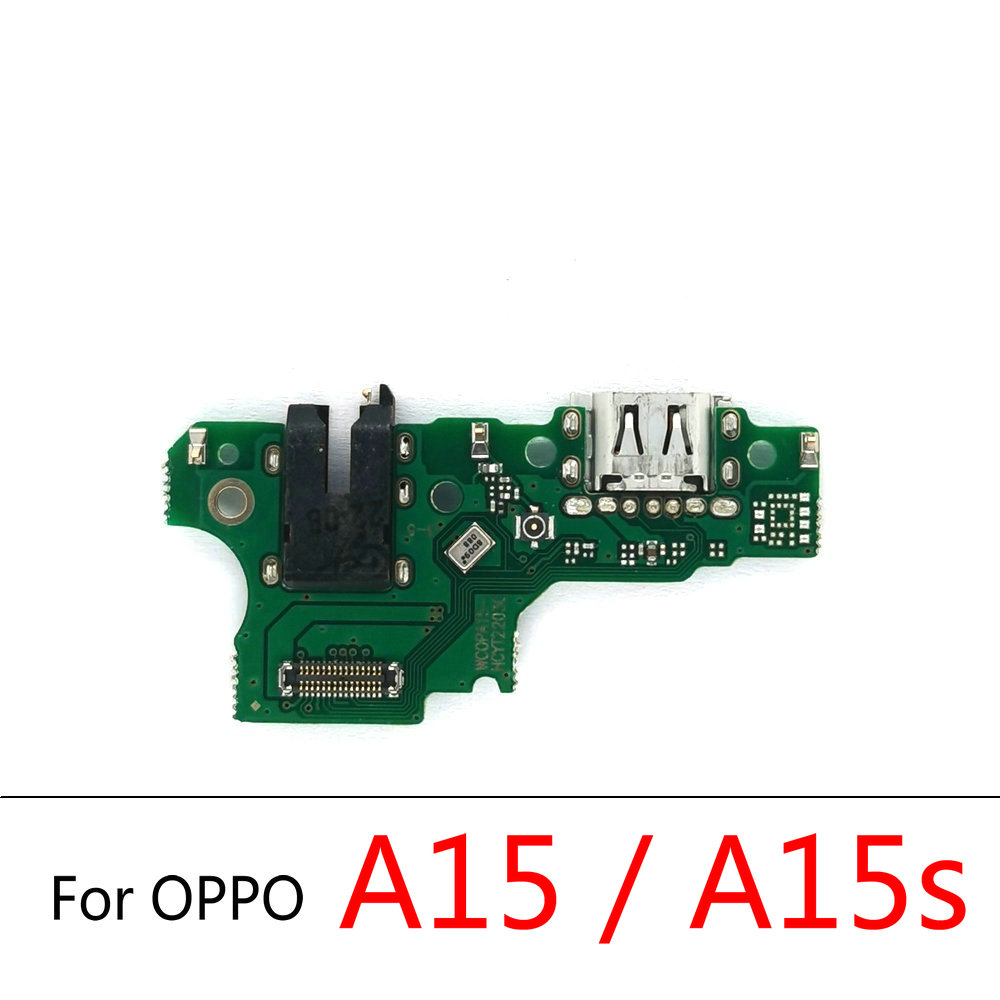For OPPO A15 / A15s USB Charging Port Board Charger Dock Connect Earphone Jack Connecting Port Flex Cable Repair Spare Parts Test QC. 