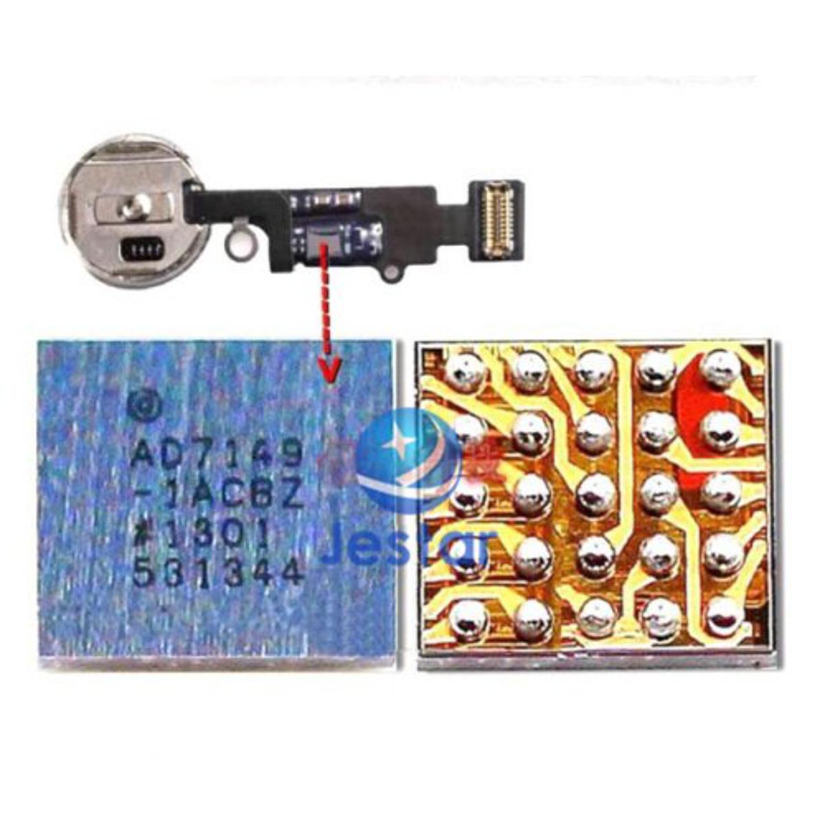 【happy one】AD7149 fingerprint IC chip U10 For iPhone 7 8plus HTU1-D2 on cable