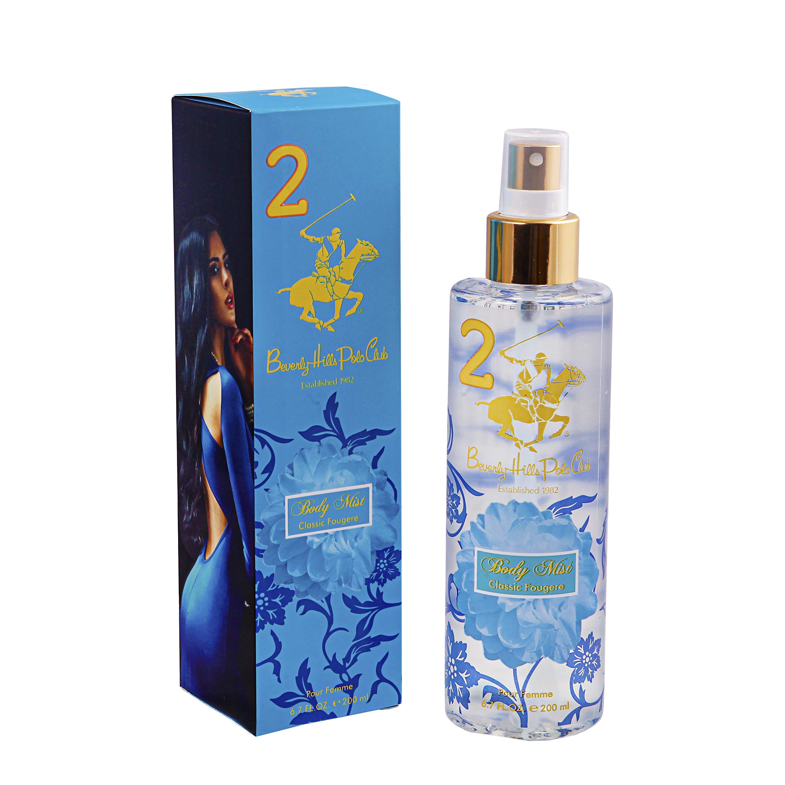 Beverly Hills Polo Club Premium Body Mist Classic Fougere No.2 (200Ml) :  Buy Online at Best Price in KSA - Souq is now Amazon.sa: Beauty