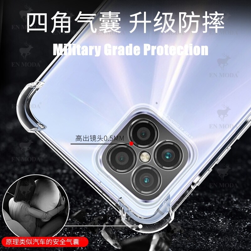 lthmy for Honor X8 4G TFY-LX1 TFY-LX2 TFY-LX3 Soft Gel Jelly Case Transparent Full Protective Anti-Scratch Resistant Back Cover Skin. 