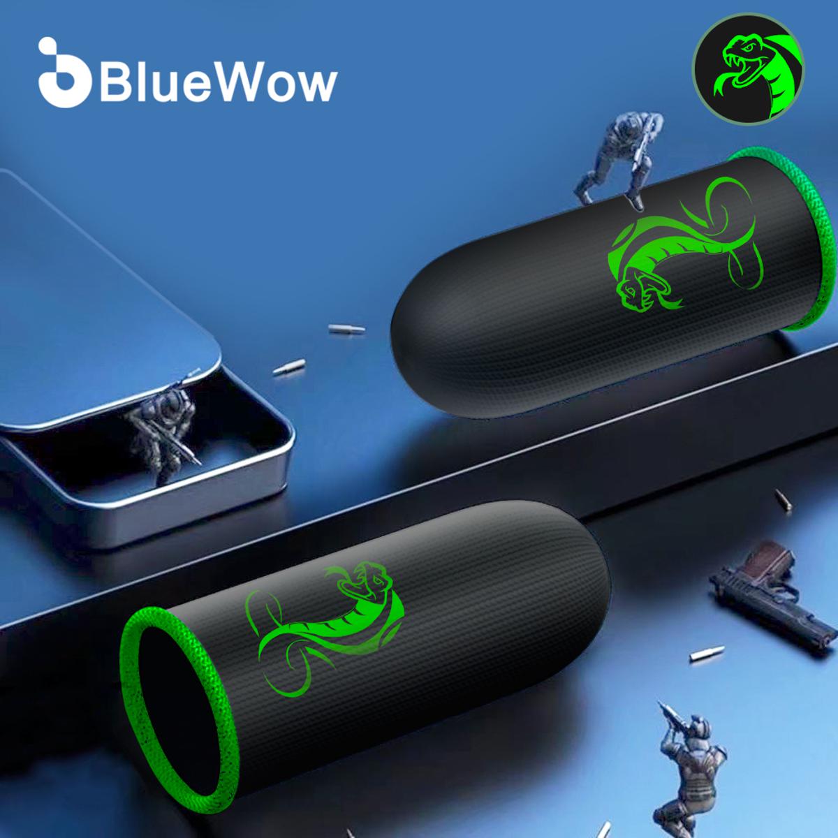BlueWow Gaming Finger Sleeve for PUBG Breathable Fingertips Sweatproof Anti-slip Fingertip Cover Thumb Gloves For Mobile Game