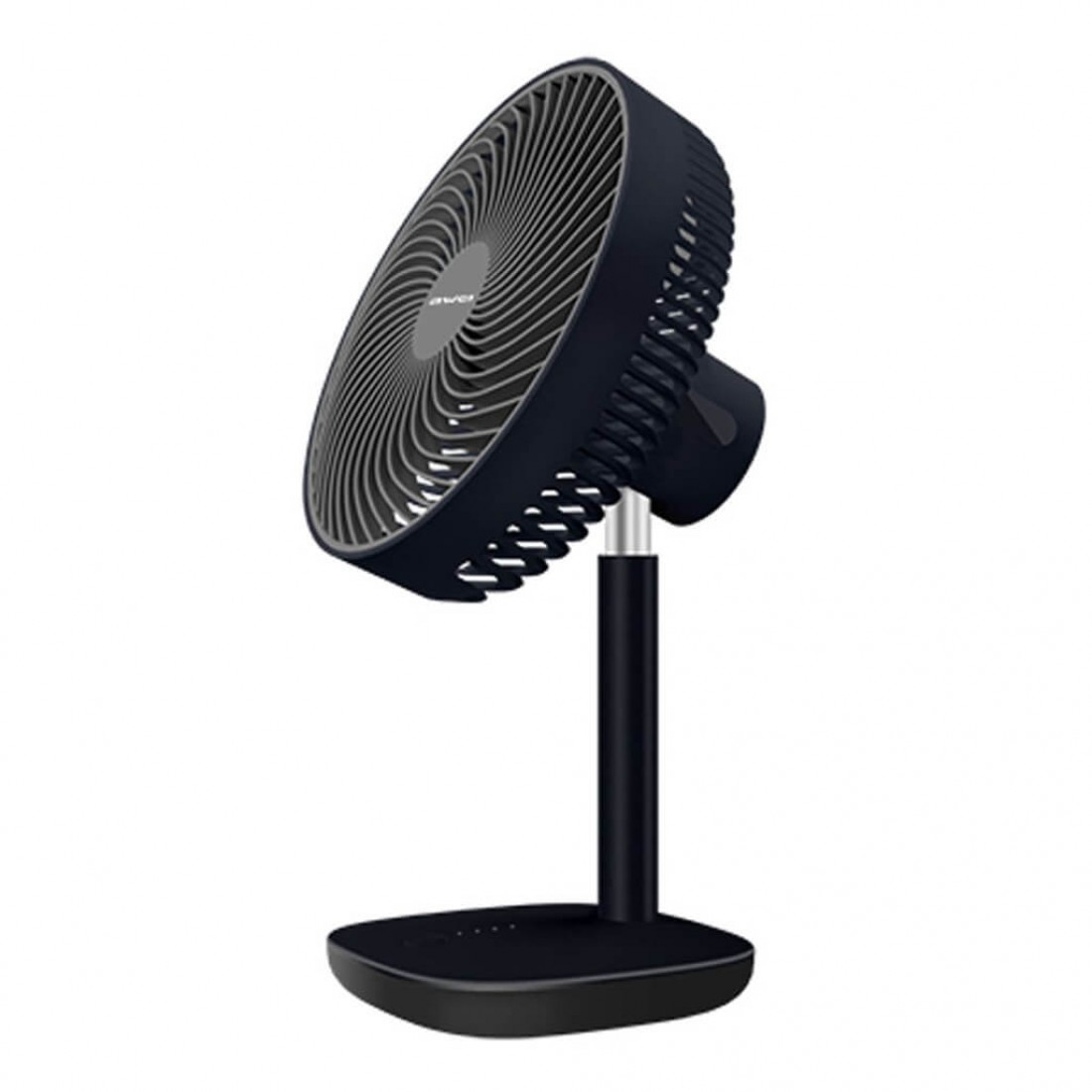 AWEI F23 Rechargeable 4000mAh Battery Strong Wind 4 Modes Rotatable Portable Desk / Table Fan. 