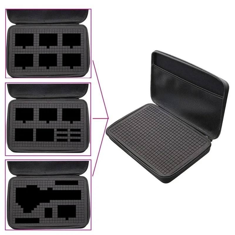 New Travel Bag Storage Case for Sony X1000 X1000V X3000 AS300 AS50 AS15 AS20 AS30 AS100 AS200 AZ1 mini POV Action Digital Camera. 