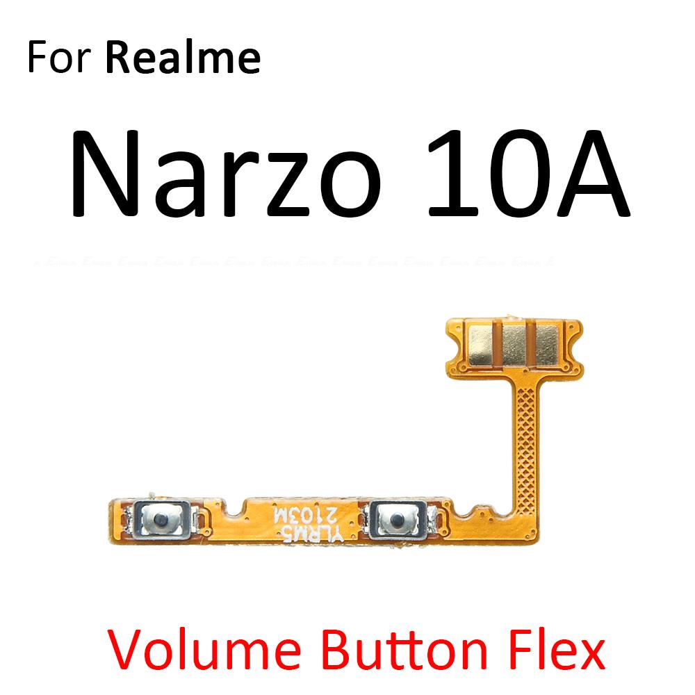 Power ON OFF Mute Switch Control Key Volume Button Flex Cable Parts For OPPO Realme Narzo 10 10A 20A 20 Pro. 