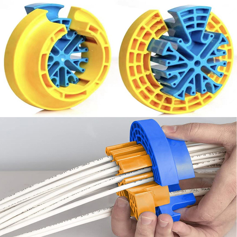 Network Carding device Cable comb fireproof ABS plastic Generic cabling Category 5 and 6 network cables Laying and carding tools Hudduo. 