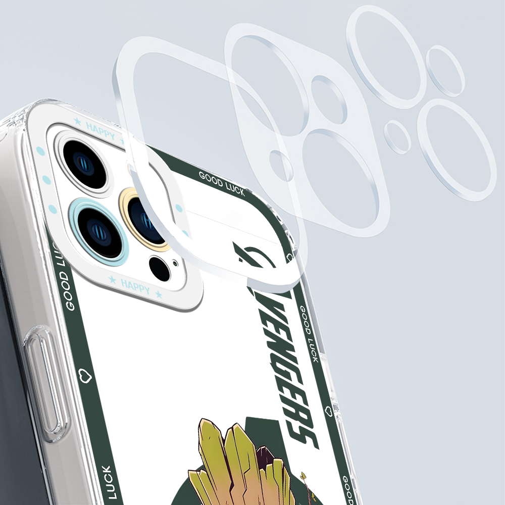 UCUC for OPPO A37 A37F NEO 9 Back Cover Groot Batman Transparent TPU Ultra Thin Soft Phone Cases. 