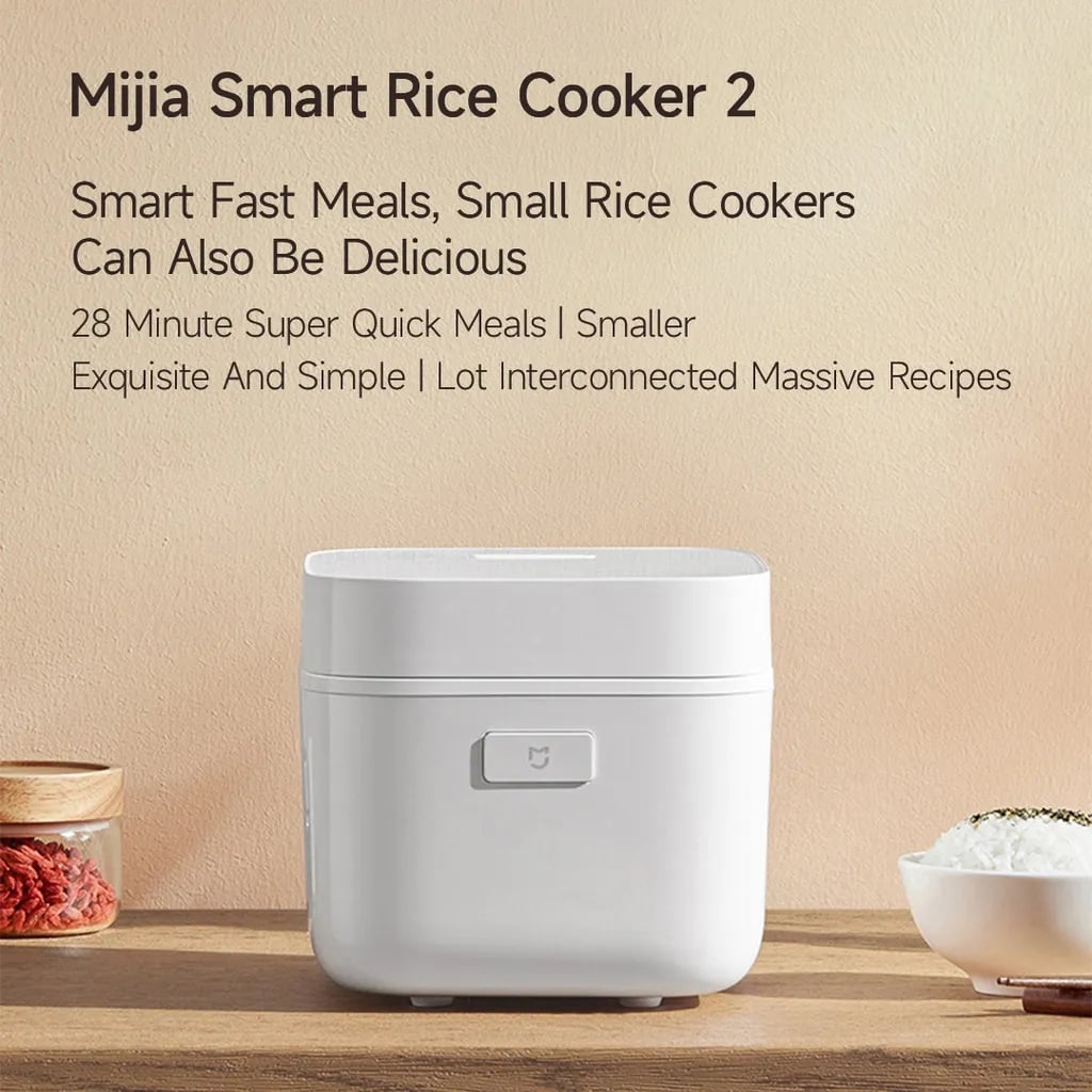 Xiaomi MIJIA Smart Small Rice Cooker 2 MFB05M Household Smart 1.5L Capacity Smart Appointment Multifunctional Small Rice Cooker. 