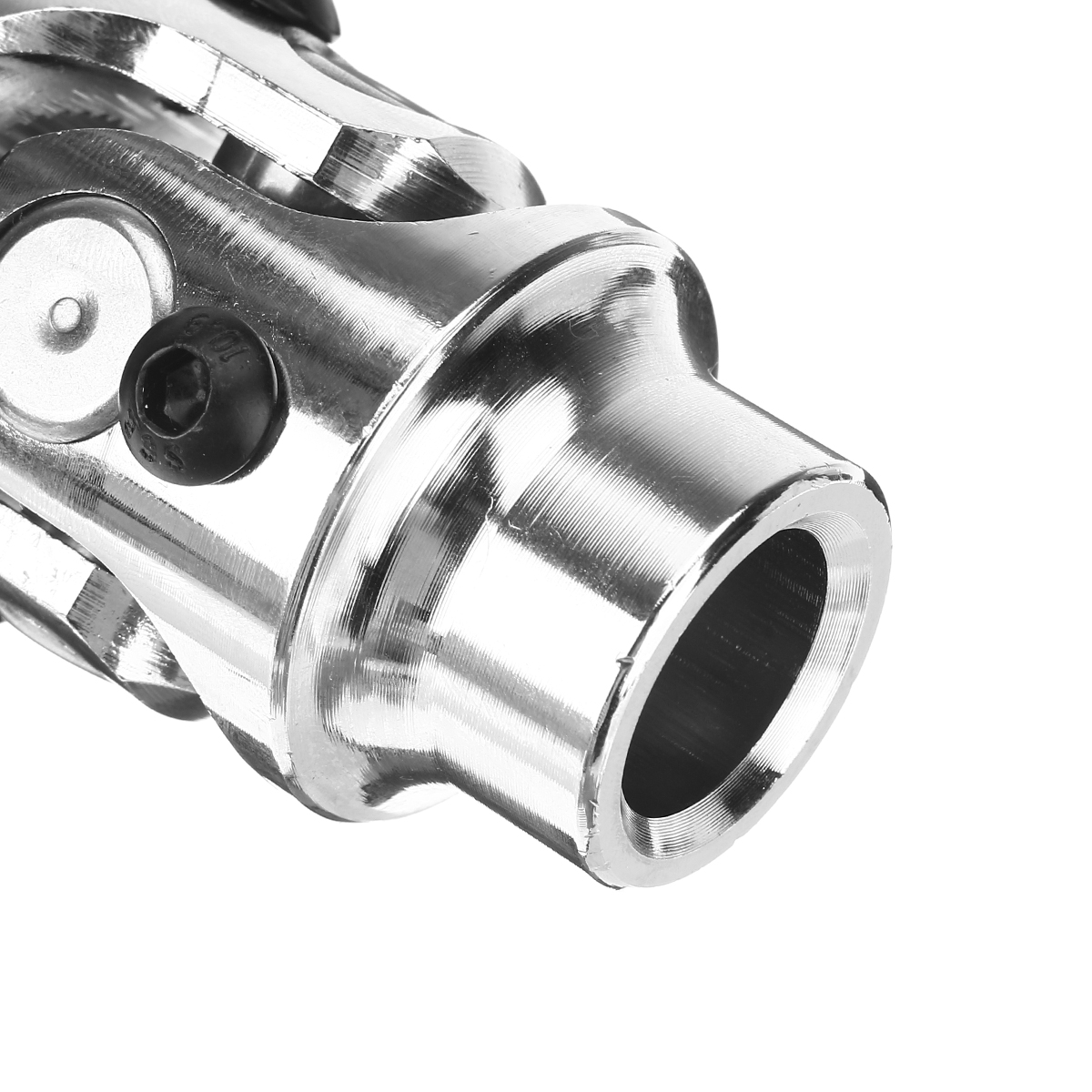 Steering Universal Joint 3/4" - 36" Spline X 3/4" DD Round Steering Shaft U Joint Power Rack Chrome. 