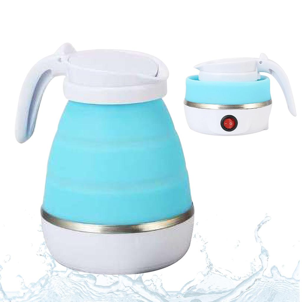 Electric Kettle Foldable Silicone Portable Water Kettle 600ml Mini