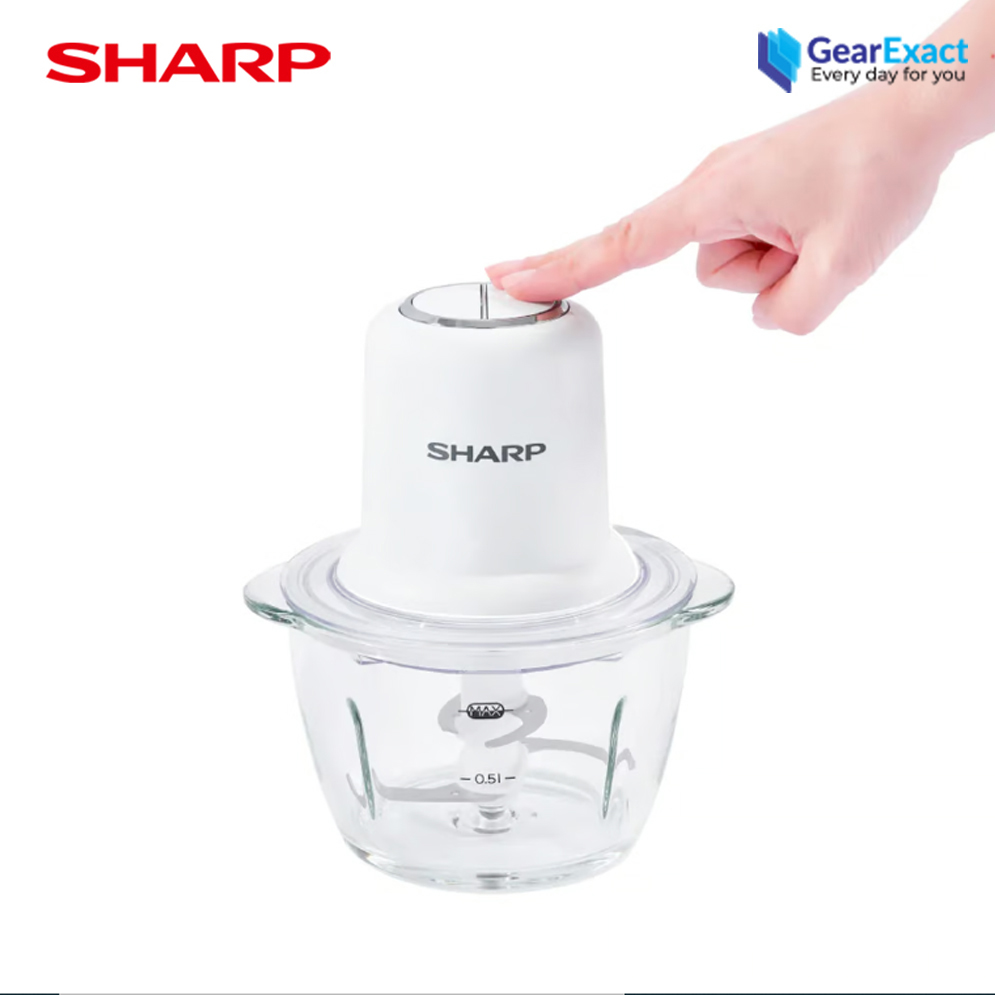 Sharp EM-CP31-W3 Chopper Double Blade with Glass Bowl. 