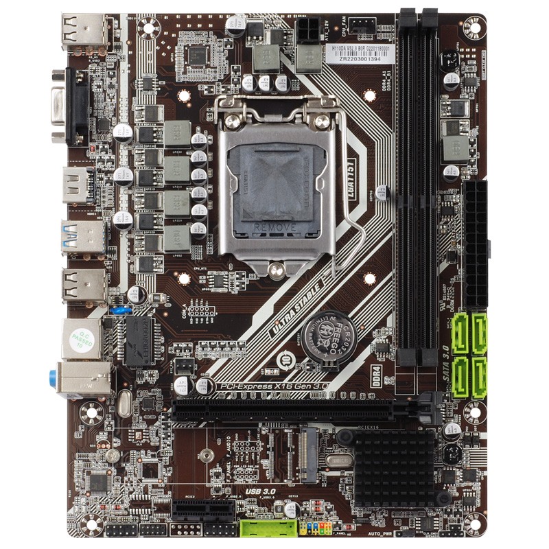 Esonic H110DA1 DDR-4 6th/7th/8th/9th Gen Nvme Motherboard. 