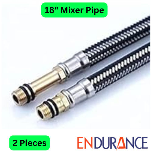 18 Inches Mixer 2PC Hot and Cold Basin Sink Mixer Pipe for Basin Sink Mixer Water Tap. 