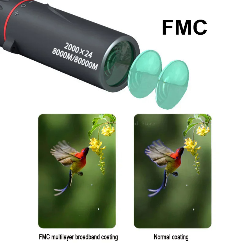 Monocular Telescope High-definition High-magnification Outdoor Low-light Night Vision Mini Portable Monocular Telescope. 
