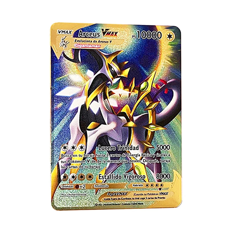 World Supermarket 2021NEW10000Point Vmax Lugia Pokemon Cards Metal  Spanish Limited Edition Kids Gift Golden Game Cards Shiny Rainbow |  Daraz.com.bd