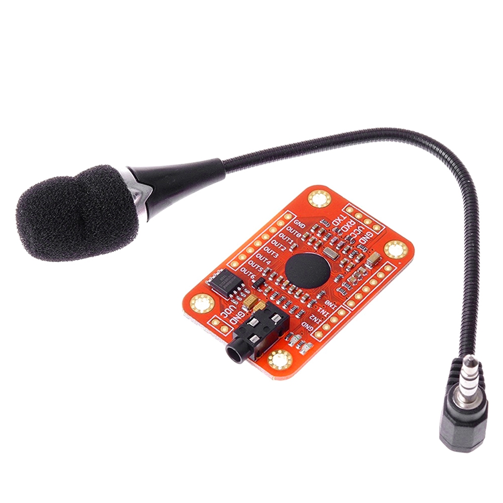 Voice Recognition Module V3 Speed Recognition Compatible with Ard for Arduino Support 80 Kinds of Voice Sound Board. 