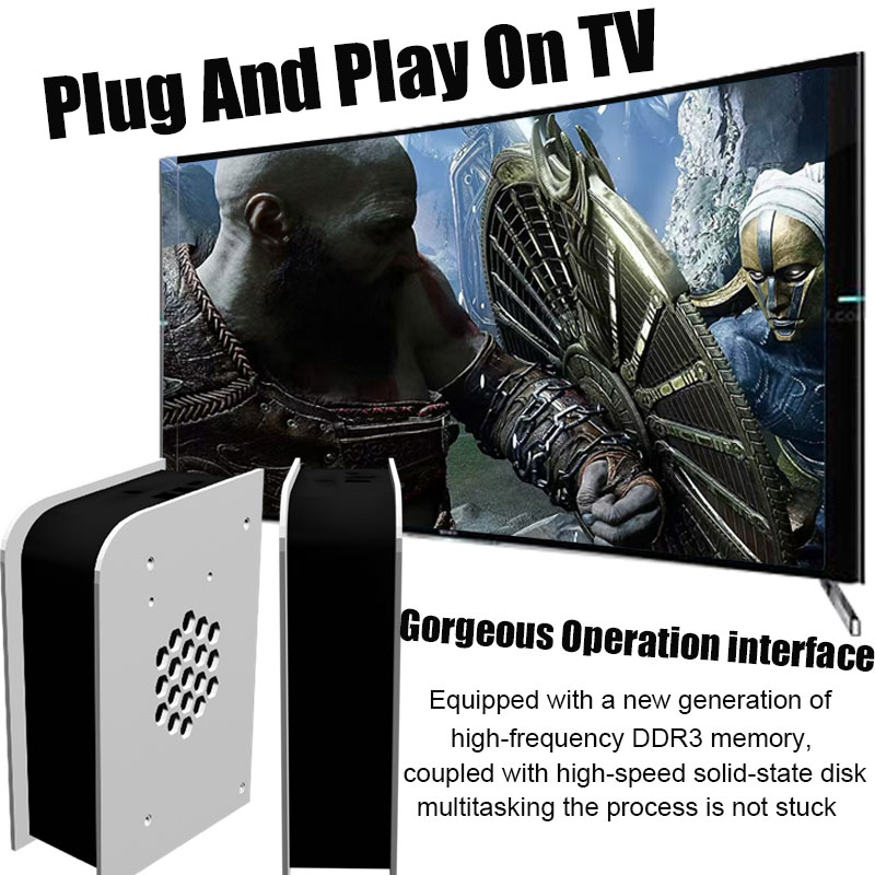 New M15 MAX Plug and Play Game Box 500G HDD 70000+Game For WII PS2 DC PSP Xbox Gamecube Windows11+ Batocera Break Gaming Limits. 