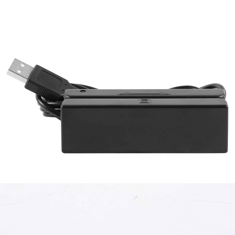 MSR Mini Small Magnetic Stripe Card Reader, Three Rail RS232 Card Swiper, NFC Membership Card Machine, RFID Reader. 