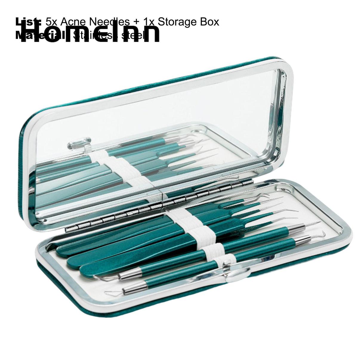 Acne Needle Set Portable Pimple Popping Blackhead Remover Tool