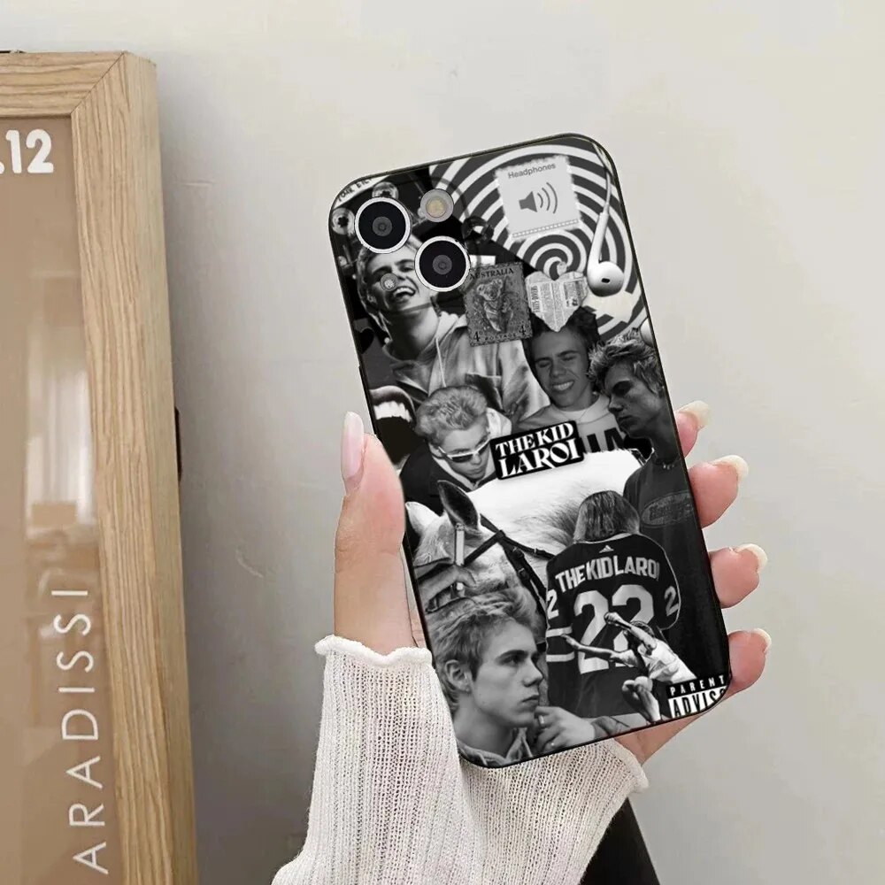 The Kid L-Laroi Phone Case For iPhone 15,14,13,12,11 Plus,Pro,Max,XR,XS,X,7,8 Plus,SE,Mini Silicone Soft. 