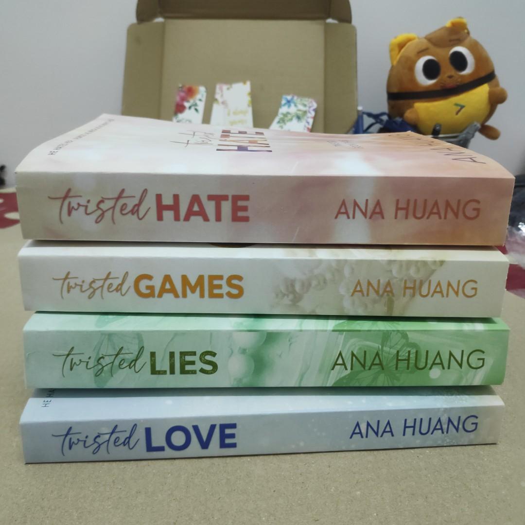 twisted love + twisted games + twisted hate + twisted lies (4  book set). 