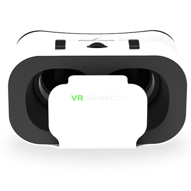 2X BOX 5 Mini 3D Glasses Virtual Reality Glasses VR Headset for Cardboard Smartp White. 