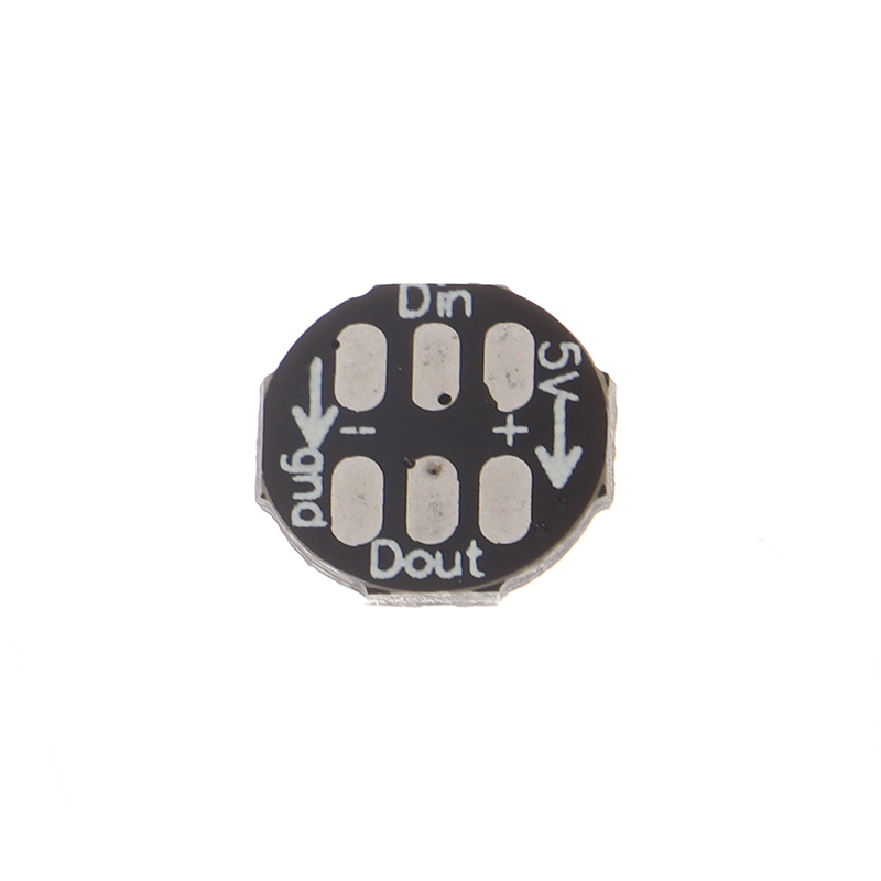 10pcs WS2812B LED Chip 5050 SMD RGB DC5V With Black / White PCB Board Heatsink IC Built-in. 