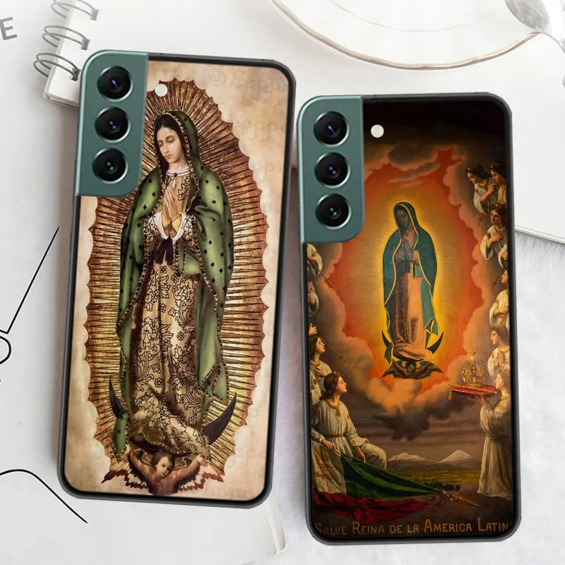Virgin De Guadalupe Virgen Mary Phone Case For Samsung Galaxy A12 A22 A32 A42 A52 A72 A54 A34 A24 A14 A73 A53 A33 A23 A13 5G F52. 