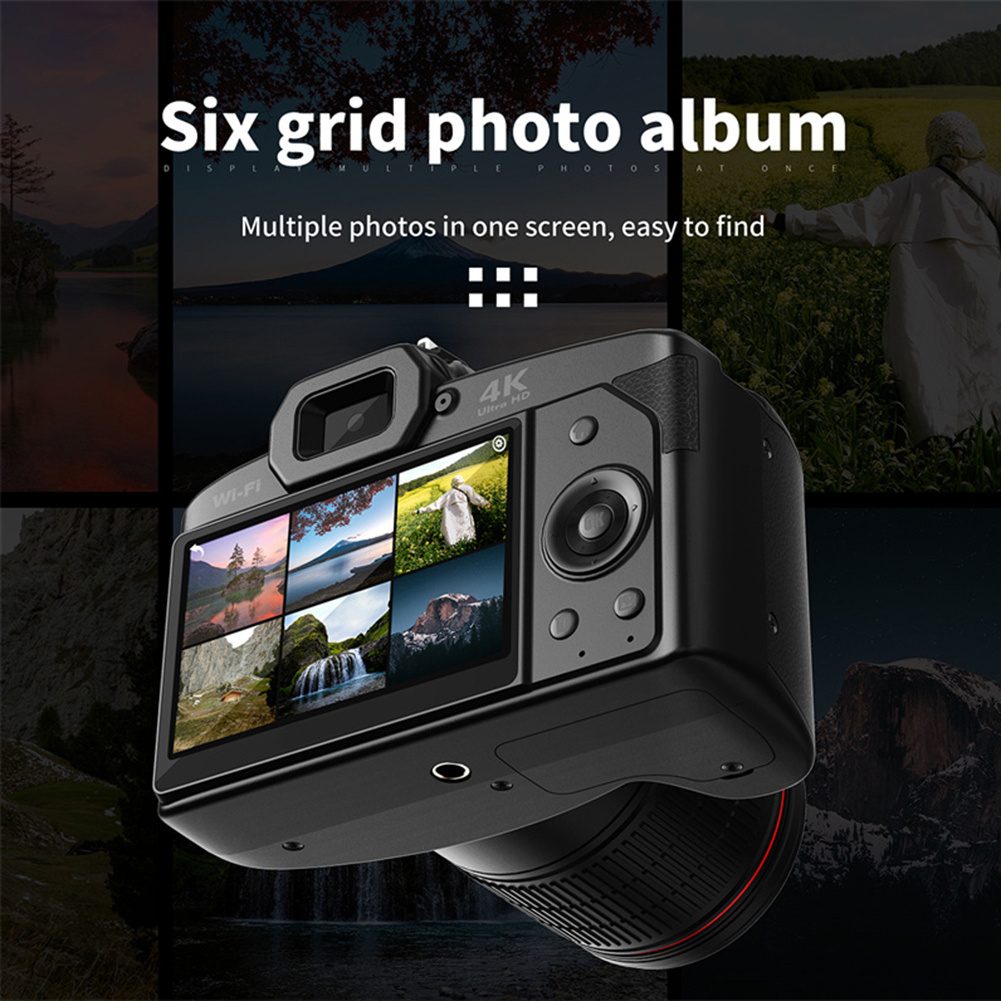 GC Digital Camera HD Camera Digital WIFI Night Vision Camera With 16X Digital Zoom Professional Camera 4K Video Vlogging Camera. 