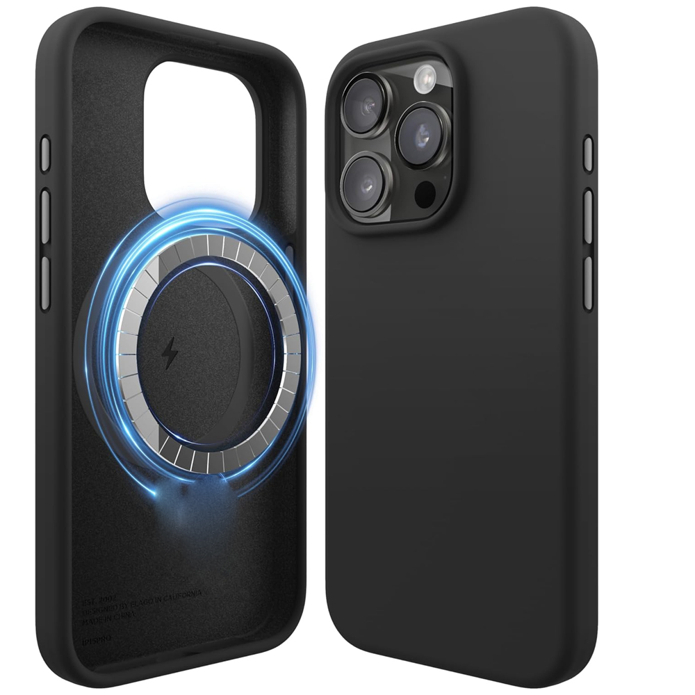 UYUXIO Liquid Silicone Magnetic Phone Case for iPhone 15 14 13 12 Pro Max Plus Built-in Magnets Mobile Cases Shockproof Cover. 