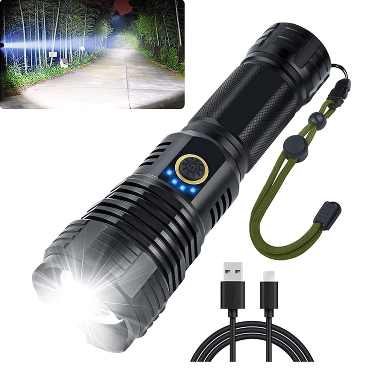 rechargeable zoom Light. 