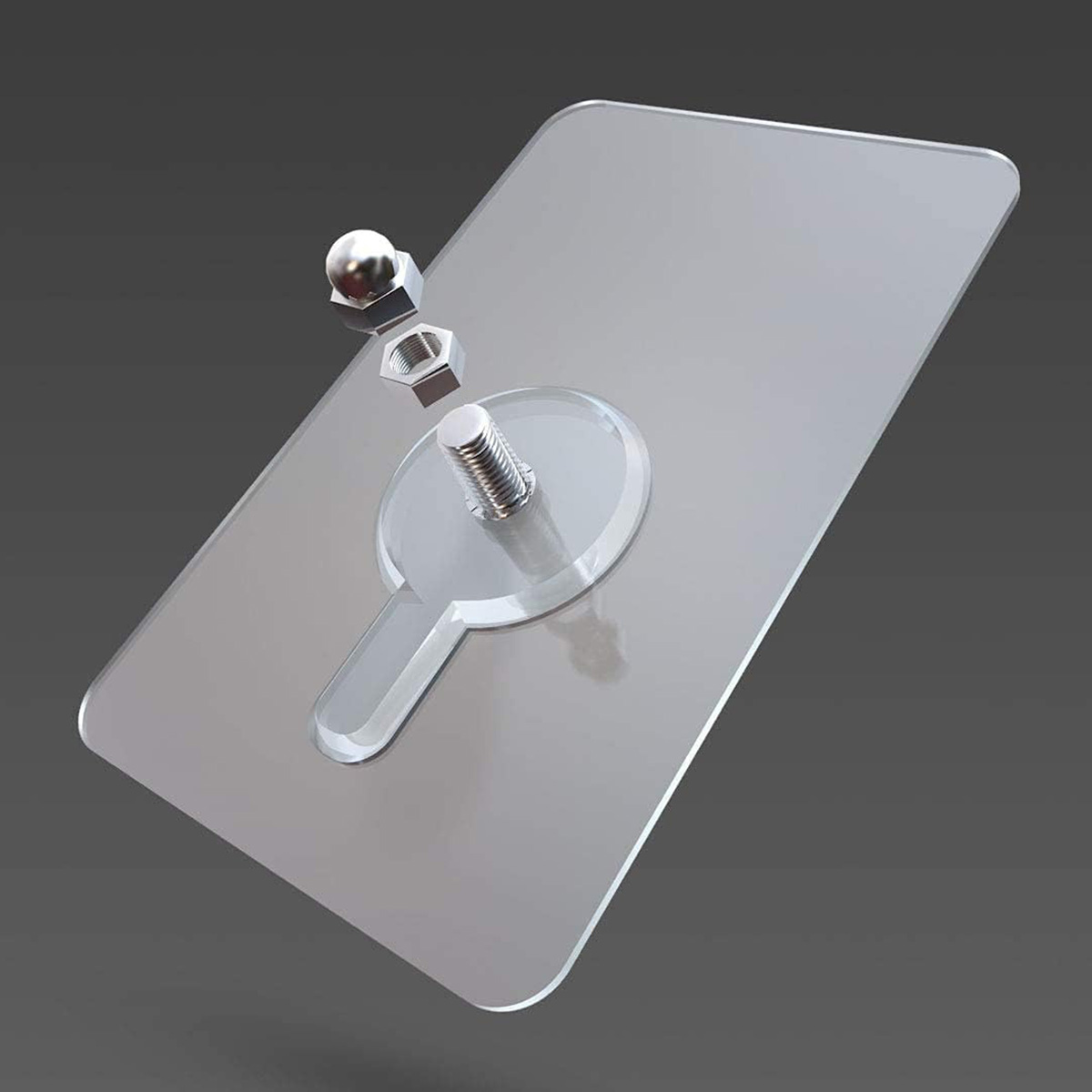 Hook Non-Marking Screw 10Pcs Punch-Free Wall Stickers Home Seamless Nail With Nut And Nut Cap