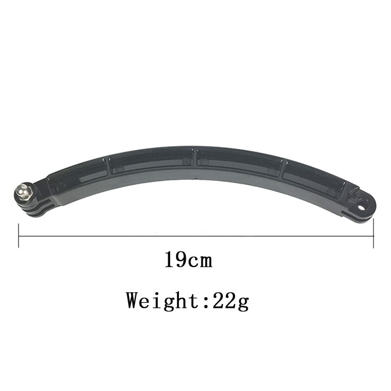 【VisioN Shop】Helmet Kit for GoPro Extendable Pole Curved Flat Adhesive Mount Buckles for Go Pro Hero 7 5 4 SJCAM Xiaoyi Yi Cam. 