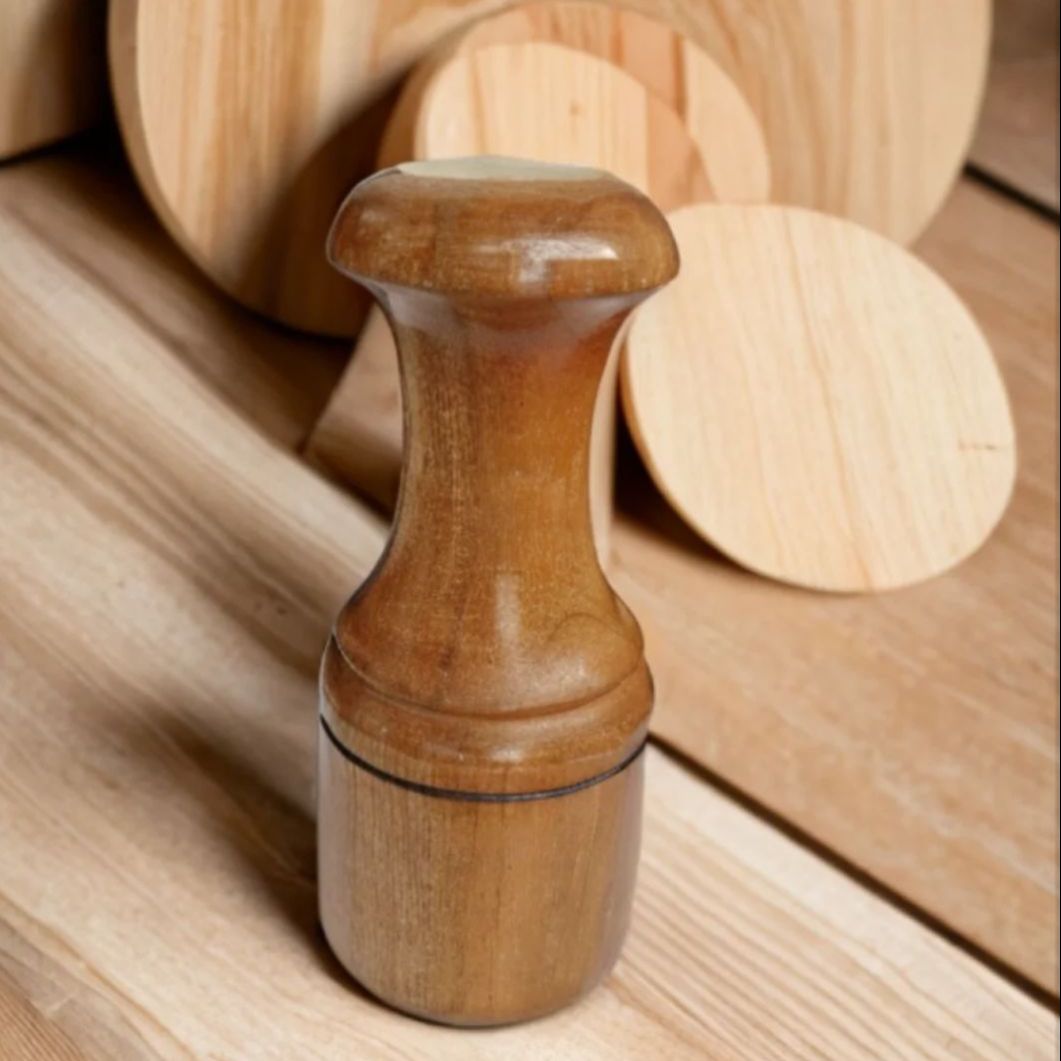 Vorta Making Batna Made By Pure Clay And Wood Smart Kitchen Tools 1 Plate And 1 Wood Handle - Experience Smart Cooking With Vorta Making Batna. 