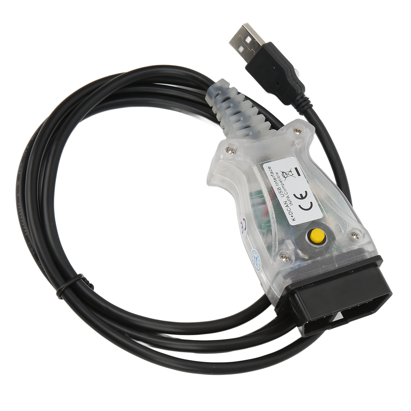 Switch OBD2 Diagnostic Cable, Errors Clearing Cord USB OBD2 Scanner Cable for Car. 