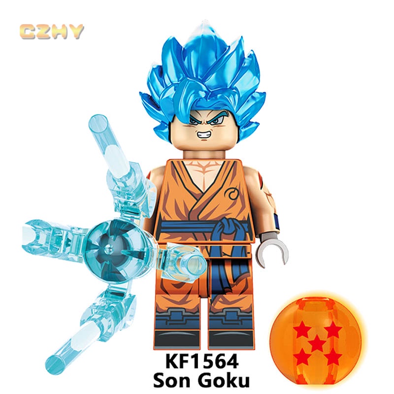 Dragon Ball Super Broly Lego Minifigures Filho Goku Vegeta Son