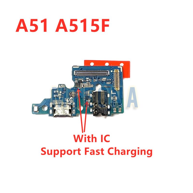 For Samsung A10 A20 A30 A40 A50 A70 A02 A11 A31 A51 A21s A03 A03s USB Charger Port Jack Dock Connector Charging Board Flex Cable. 