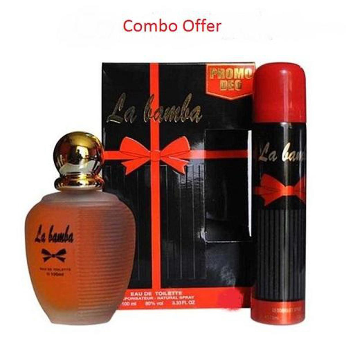 La Bamba Toilette Perfume and Body Spray La bamba Mist for ladies Combo  pack75 ml + 100