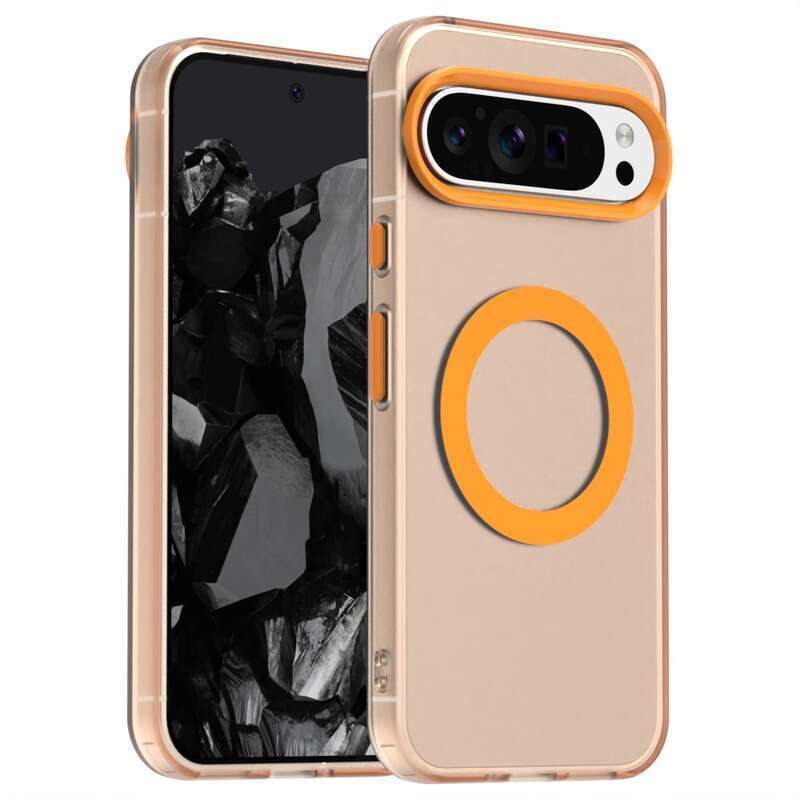 Suitable for Google Pixel 9 Pro XL phone three in one candy magnetic matte translucent skin feel new case. 