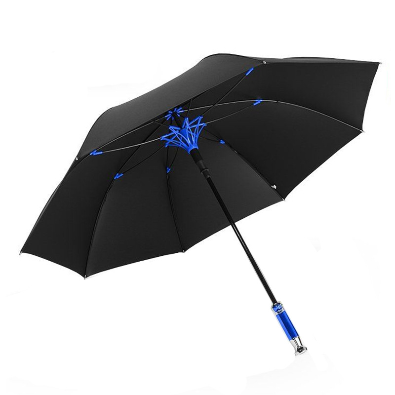 Douyin Internet celebrity with the same luxury VIP umbrella fully automatic men's business straight pole long-handled umbrella for rain or shine. 
