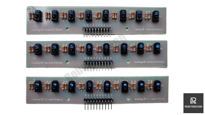 Line Follower 8 Array TCRT Sensor Module. 