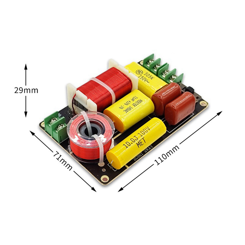 4Pcs -250 250W 2 Way Frequency Divider Tweeter Bass Crossover Filter DIY Speaker Filter Circuit Home Sound Theater. 